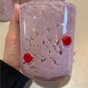 Anthropologie juice glass - lips 

Sold out valentines juice glass